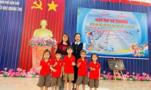 Các bé khối MGL tham gia Hội Thi Vẽ Tranh với chủ đề "Em yêu thành phố Sầm Sơn" cấp thành phố năm học 2024-2025 đã đạt Giải Nhì Cá nhân và Giải Ba Tập thể
