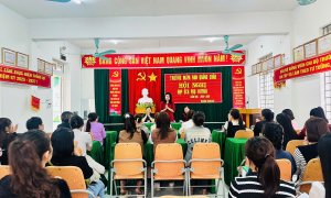 Trường MN Quảng Châu tổ chức hội nghị BCH Phụ Huynh năm học 2025-2026