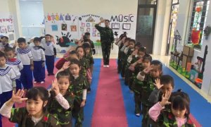 Trường MN Quảng Châu tổ chức các hoạt động chào mừng ngày TLQĐNDVN 22/12 trong năm học 2025-2026