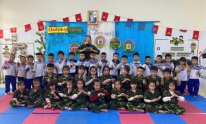 Trường MN Quảng Châu tổ chức các hoạt động chào mừng ngày TLQĐNDVN 22/12 trong năm học 2025-2026