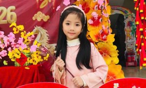 Trẻ tham gia Hội Xuân tại trường Mầm Non Quảng Châu năm học 2025-2026