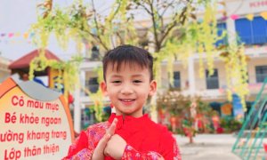 Trẻ tham gia Hội Xuân tại trường Mầm Non Quảng Châu năm học 2025-2026